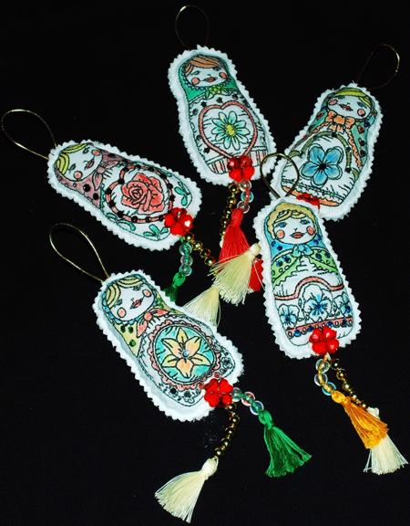 Matreshka Bookmarks and Ornaments image 11